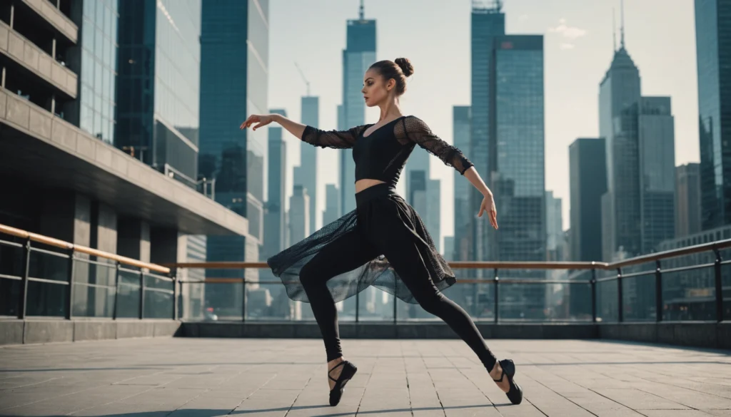 ballerine en resille