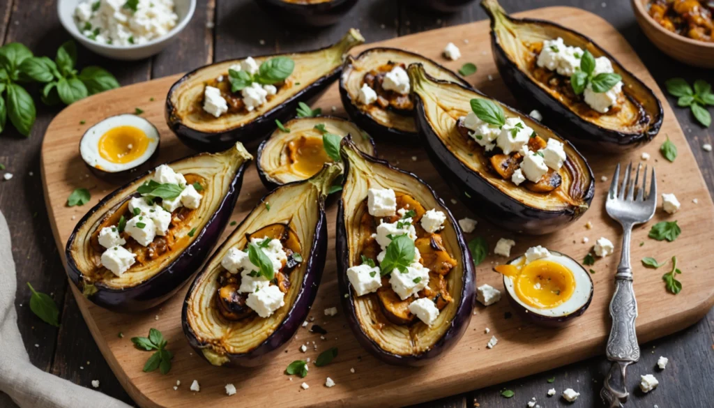 aubergine au four feta